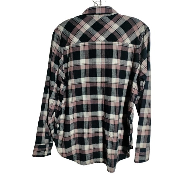 Orvis NWT black and Pink plaid flannel woman size small - Picture 3 of 10